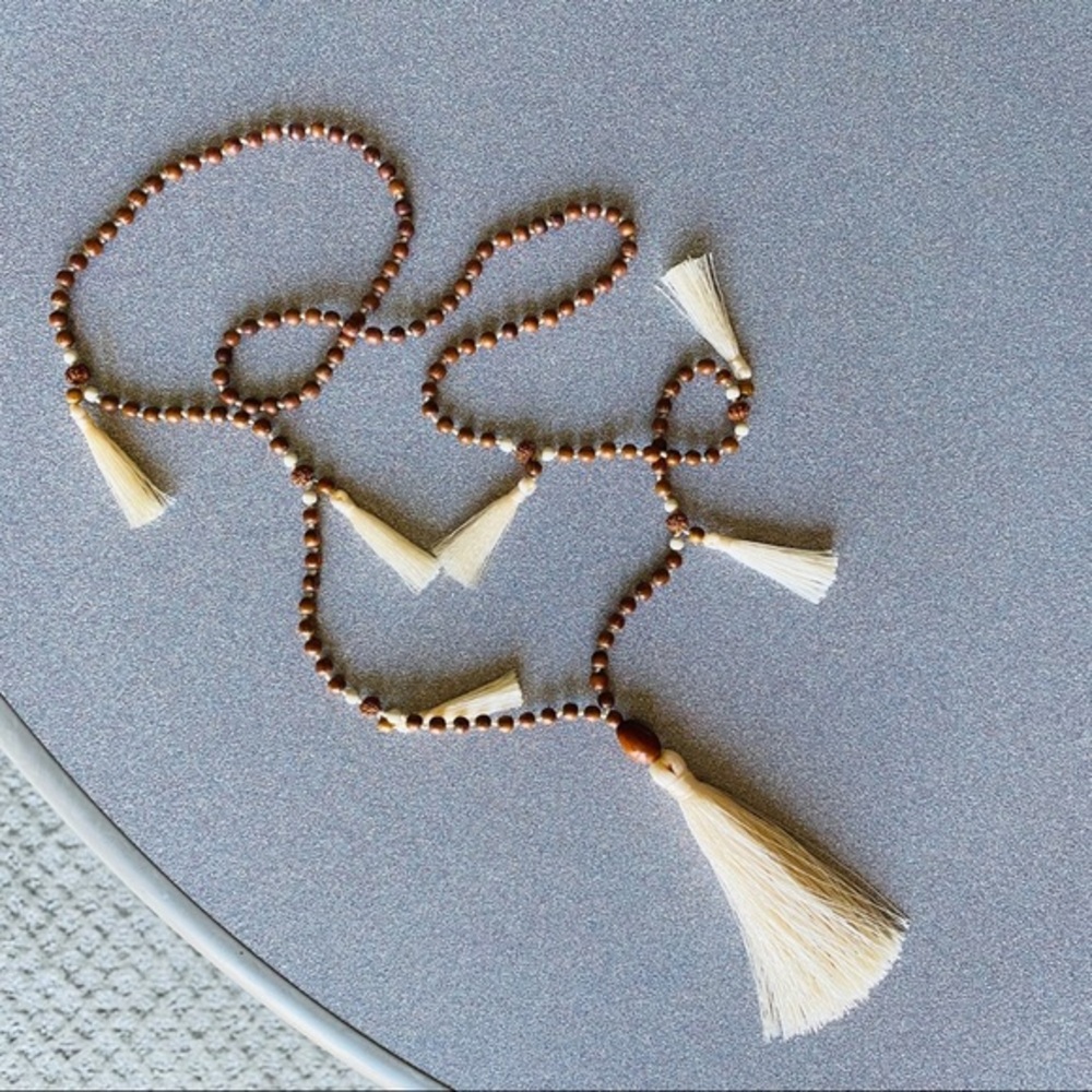 HAND Made Tassel necklace